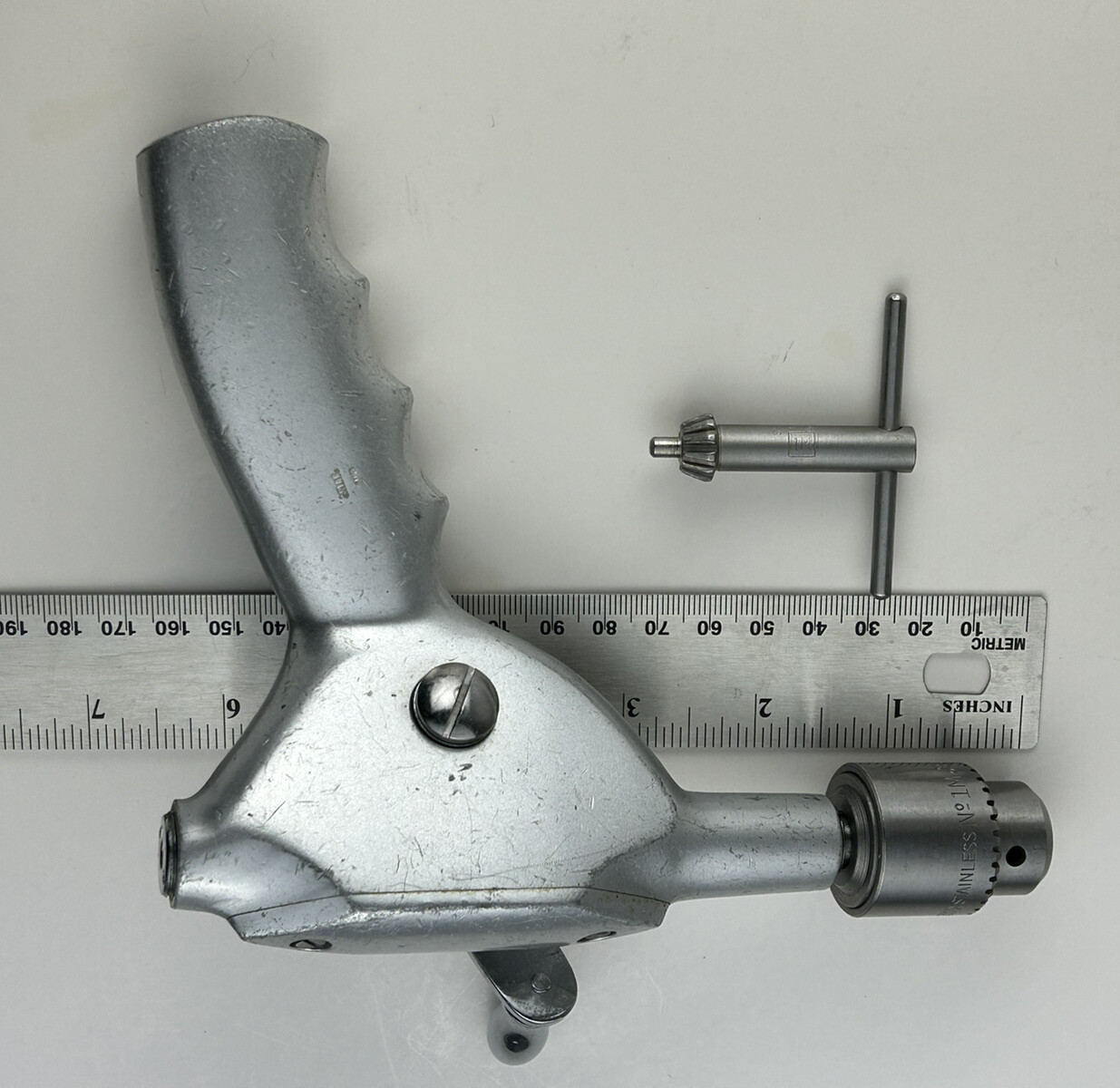 SKLAR 40-1465 Bone Drill Offset Handle Jacobs Chuck For Twist Drl Kirschner Wire
