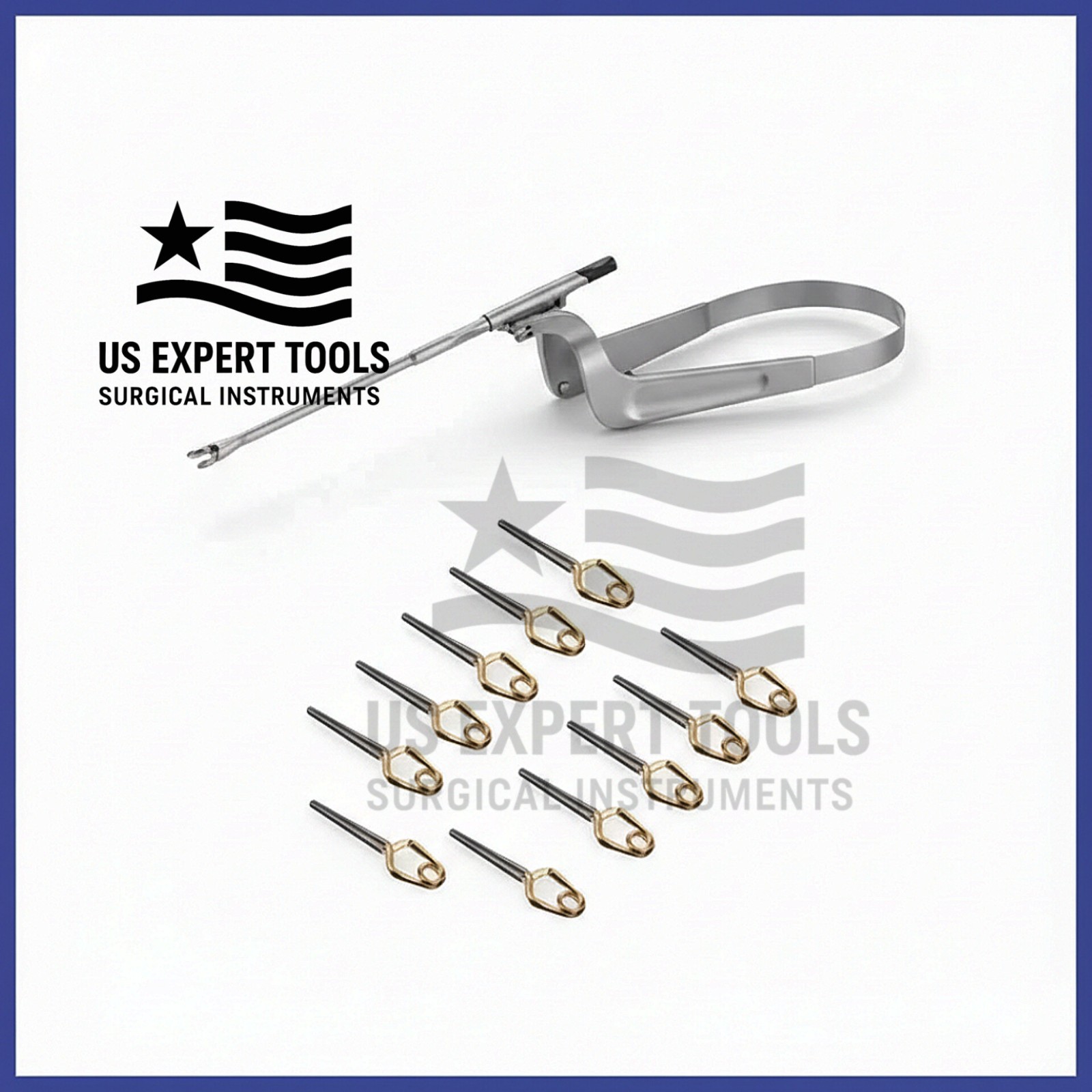 20 Aneurysm Clips & 1 Applicator for Neurosurgery SURGICAL INSTRUMENTS