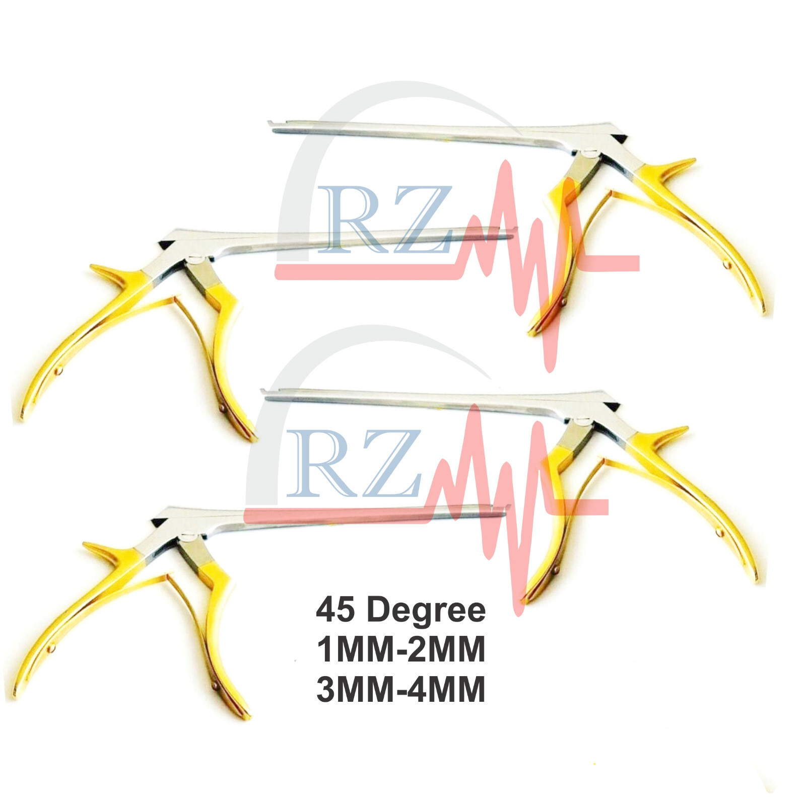 SET OF 4 PIECES KERRISON RONGEURS CERVICAL 7″ (1, 2, 3,4MM) ORTHOPEDIC & SPINE