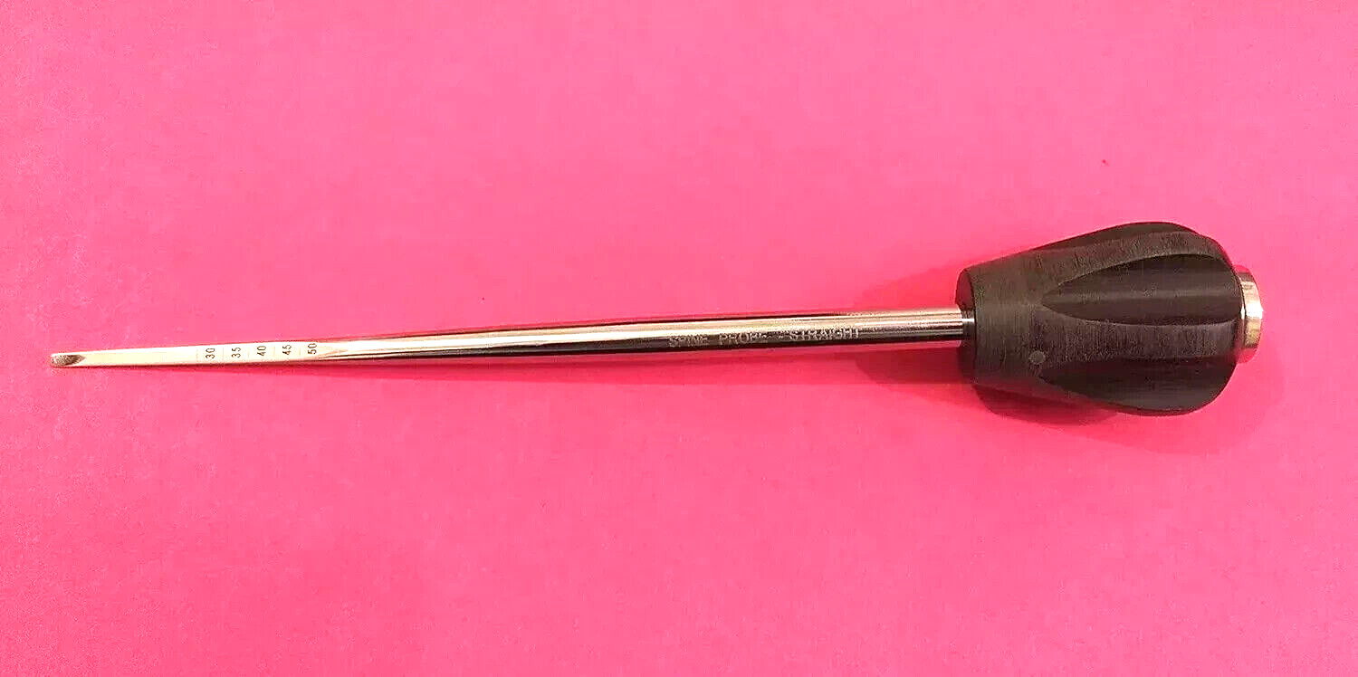Bone Lenke Probe Palm Handle Straight 8 inch Orthopedic Surgical Instruments
