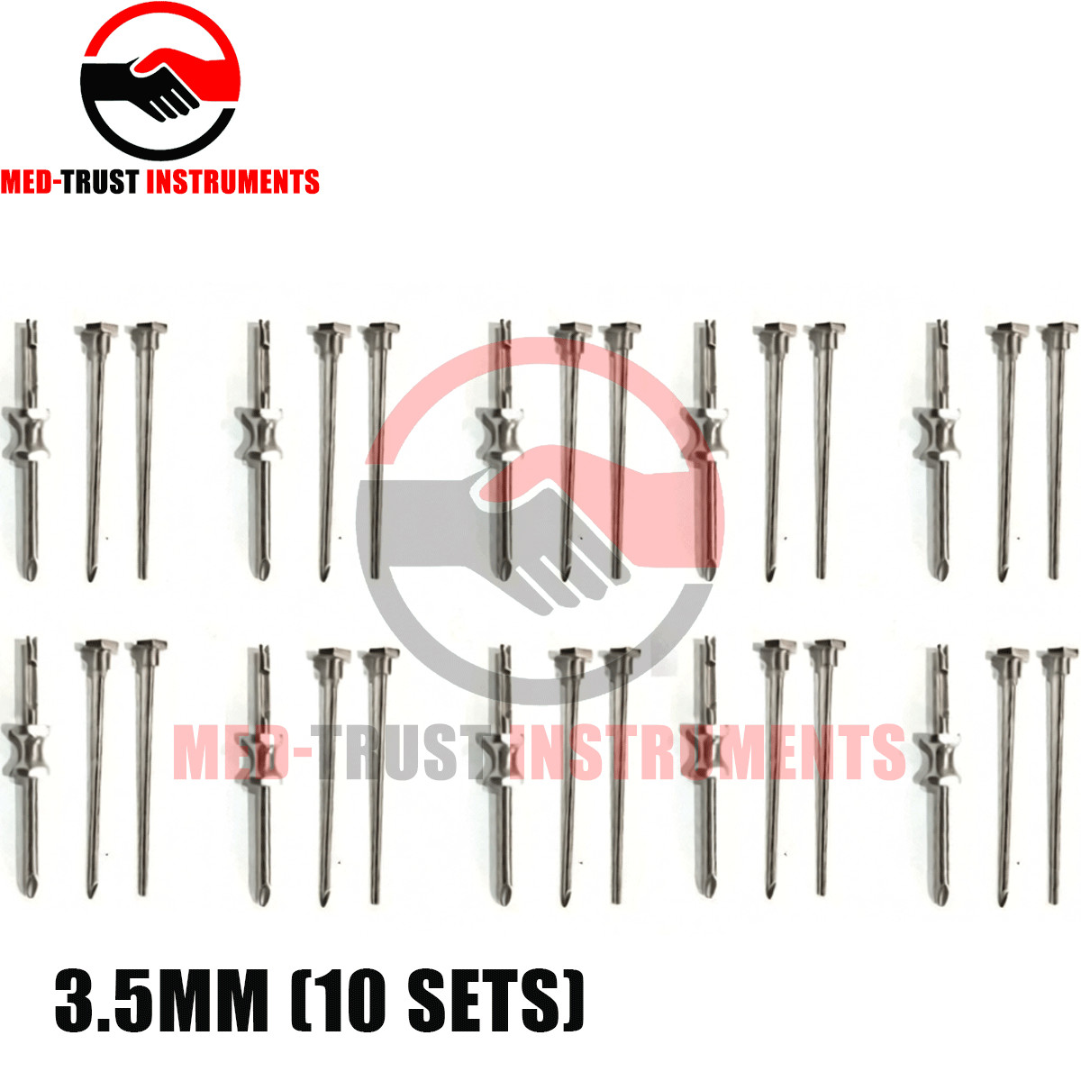 HRT Trocar 3.5mm Hormone Replacement Pellet Insertion Trocars 10 Sets