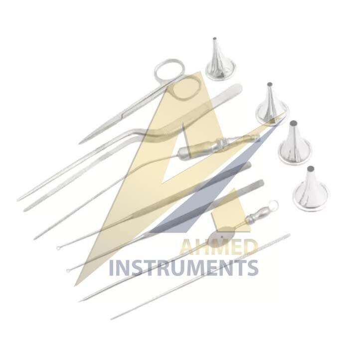 11 Pieces Basic Myringotomy Surgical ENT Instruments