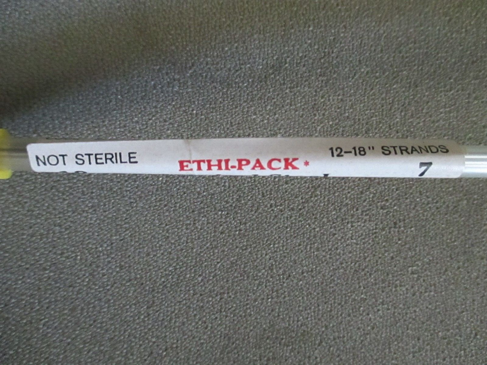 ETHI-PACK 12X Surgical Steel Monofilament Strands Size 7 (9.0) B&S 18 DS-18