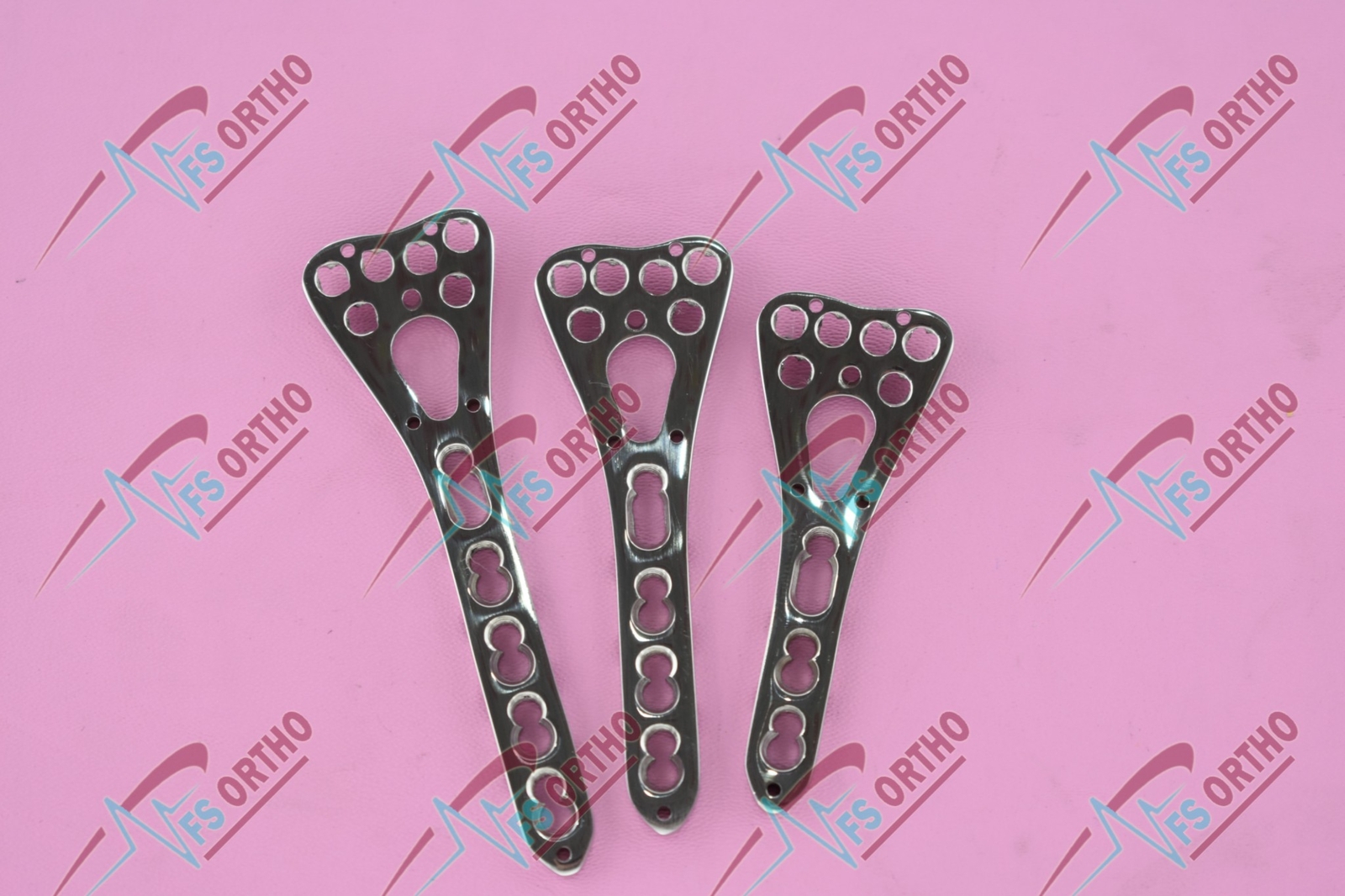 Locking Distäl Radius Volar plate 2-4 holes L &R & screw 63 pc SS Ortho