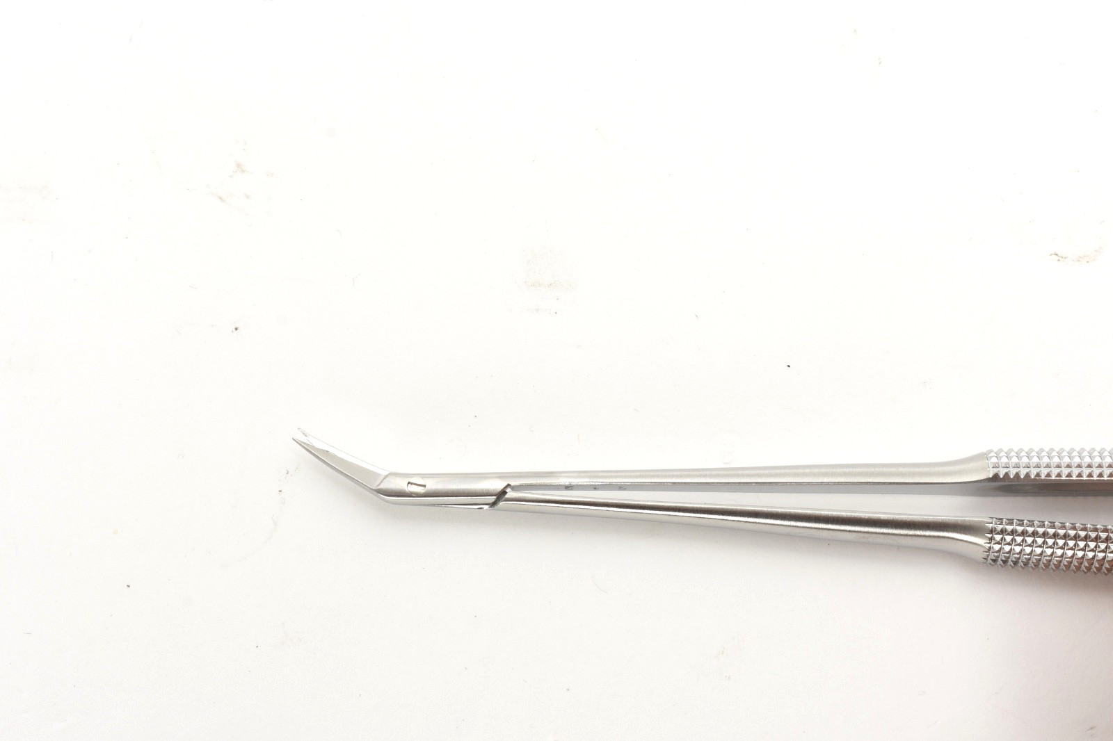 Konig MDS4431325 Jacobson Micro Scissors, Spring Round Handle, 25 Degrees Angled