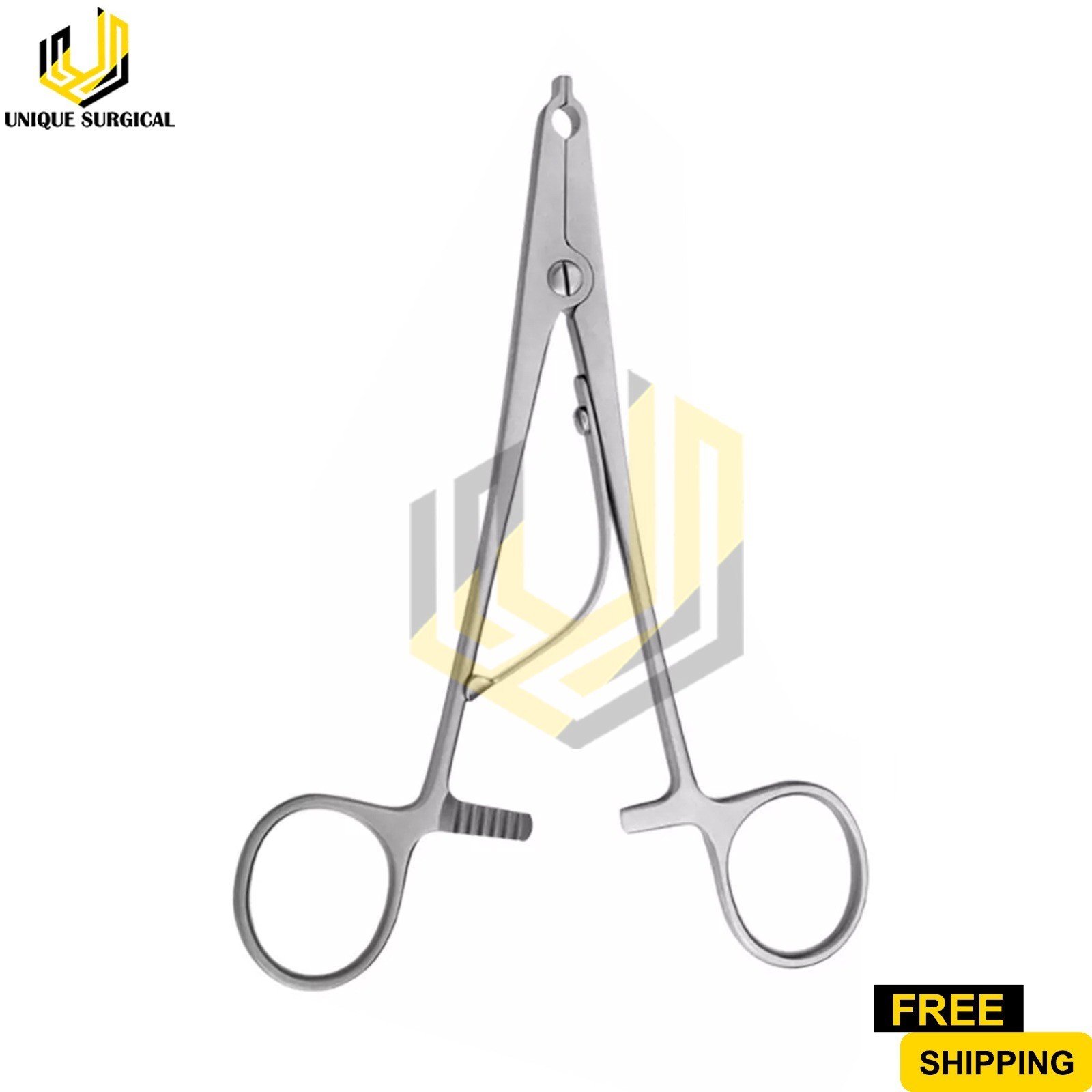 Clip Applicators, 7″ (18cm) Straight Tip Orthopedic Surgical Instrument