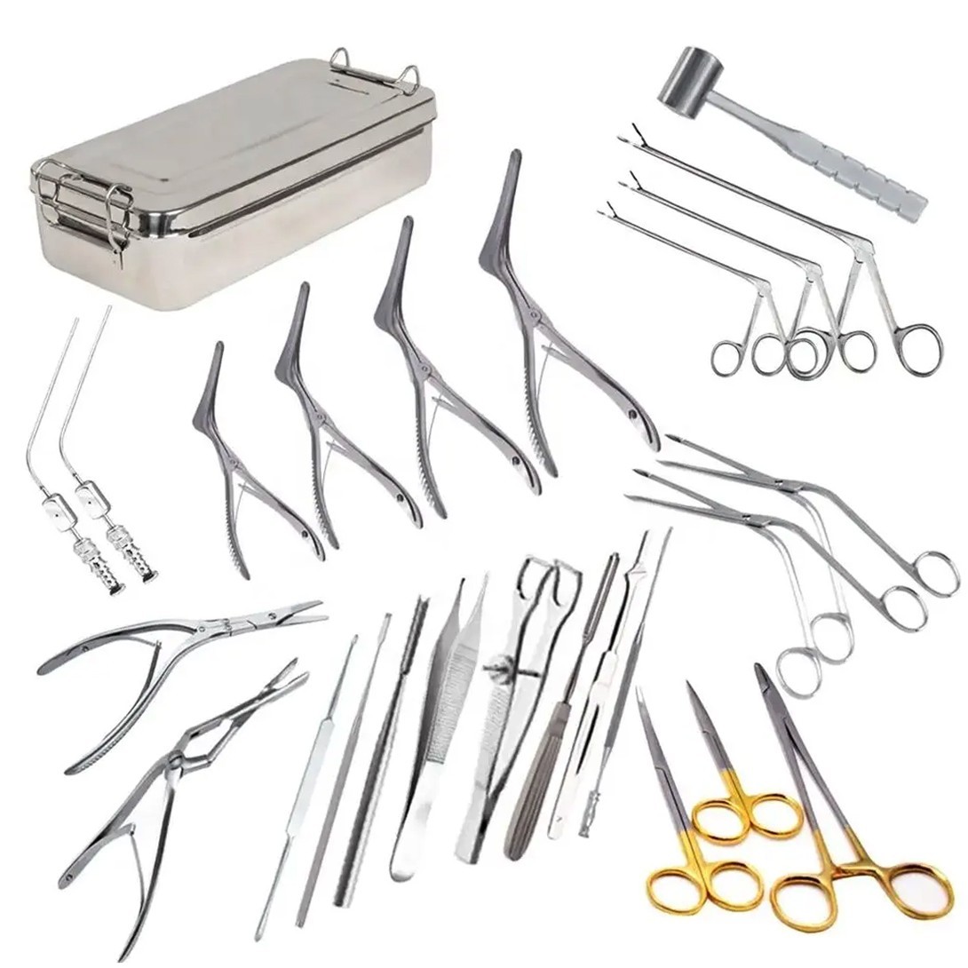 Tympanoplasty Surgical Instruments 26 pcs Set for Micro Ear Surgery Kit