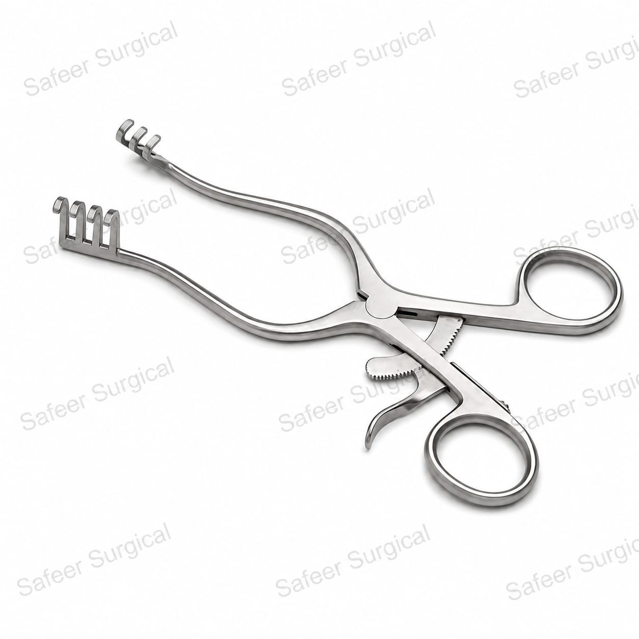 Orthopedic Bone Nibbler Rongeur & Weitlaner Retractor Stainless Steel Set