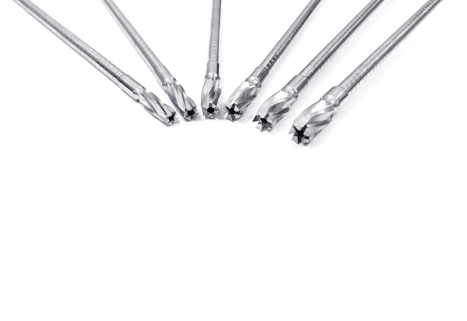 Orthopedic Cannulated Flexible Reamer 6mm to 10mm Lot of 5pcs