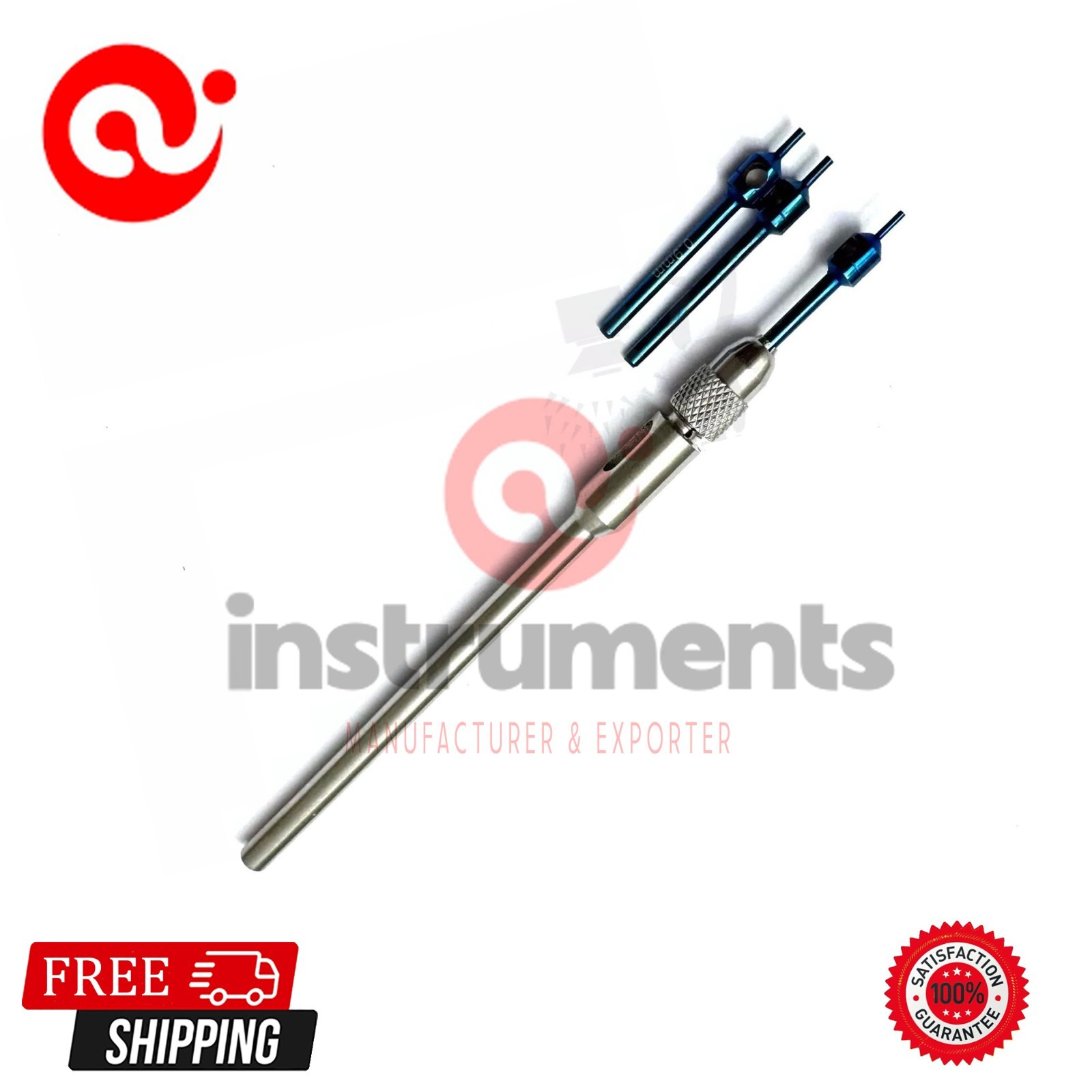 Hair Transplant FUE Hair Punch KIt 4pcs set Punch Sizes 0.8mm,0.9mm,1.0mm By Ai