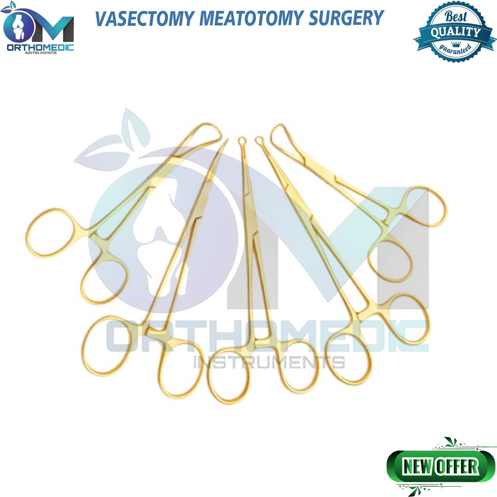 General Surgery Set Vasectomy Meatotomy Instruments Set,