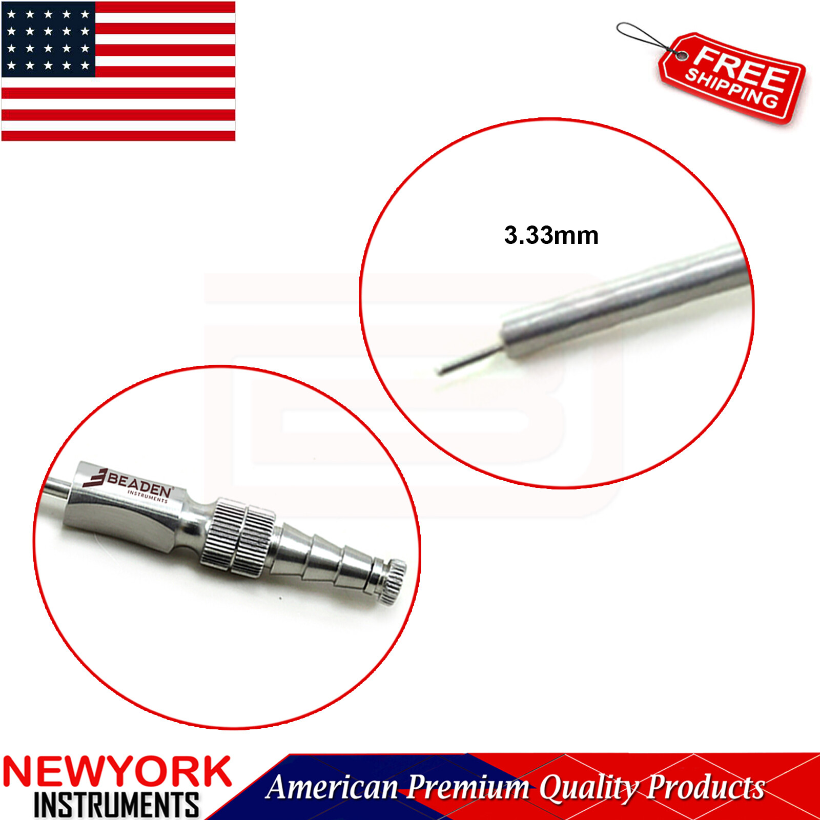 Surgical FRAZIER Suction Tube 3.33mm Dental ENT Surgical Medical Instruments New