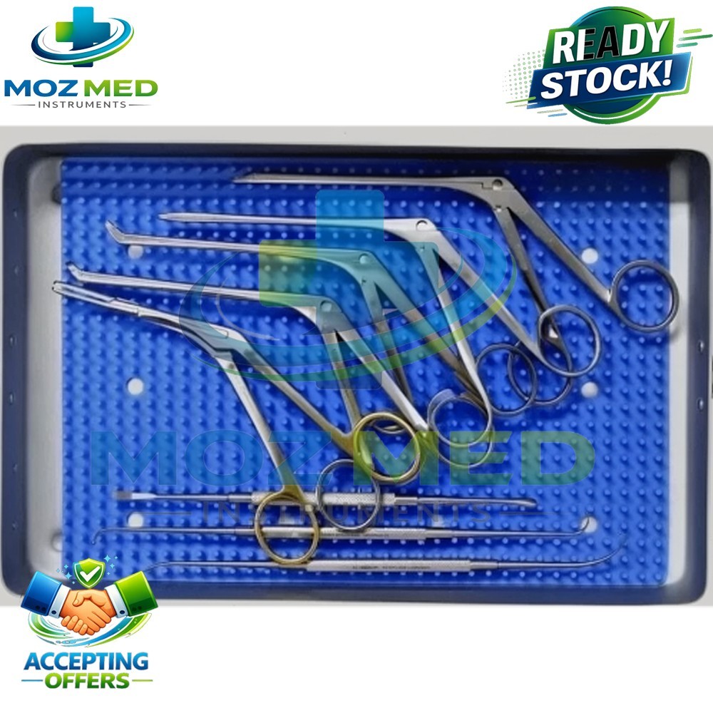 10 Pcs Minor Fess instruments set Endoscopic Sinus surgery ENT Surgical Set