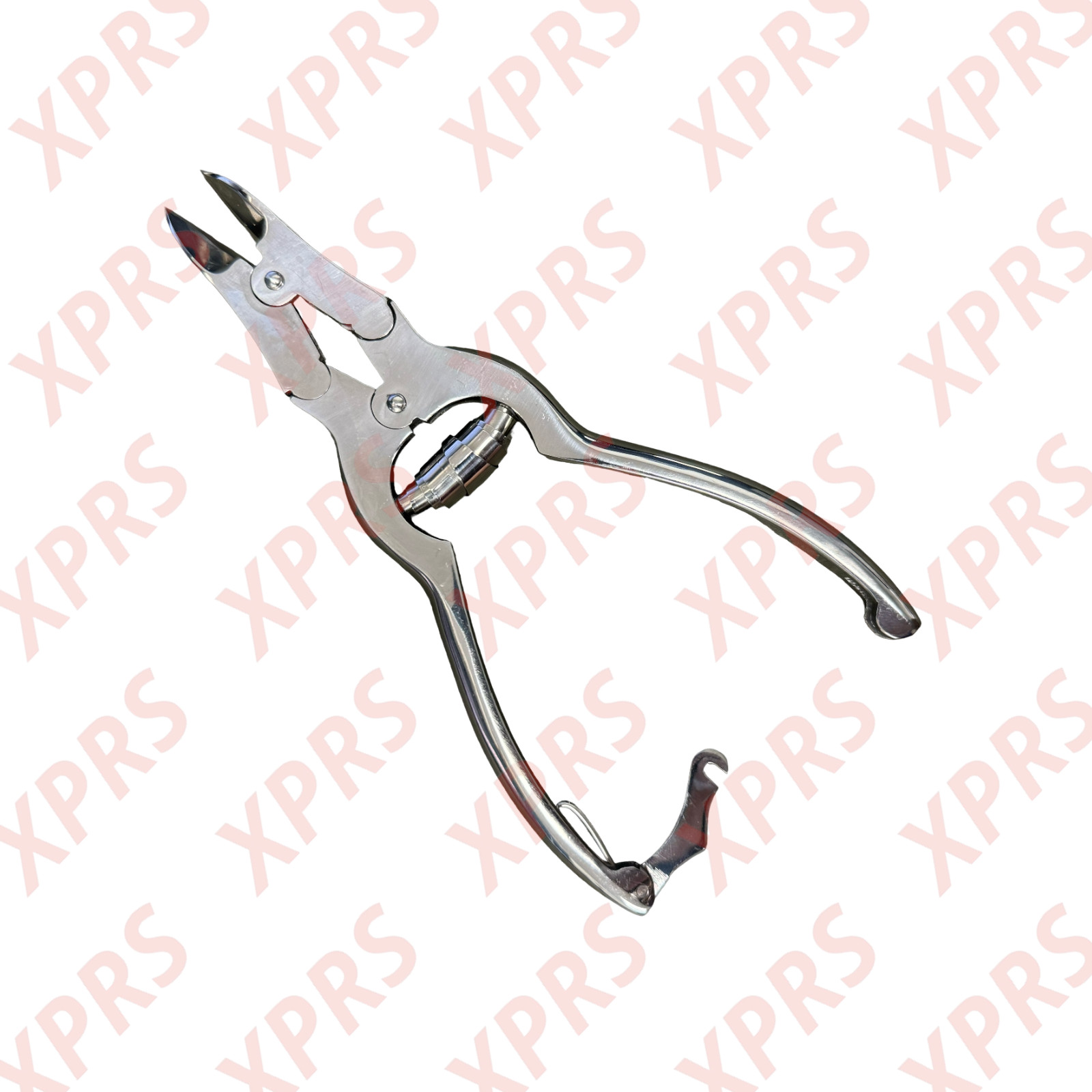 Mycotic Nail Nipper, 6″, Curved Jaws, Double Action, Barrel Spring