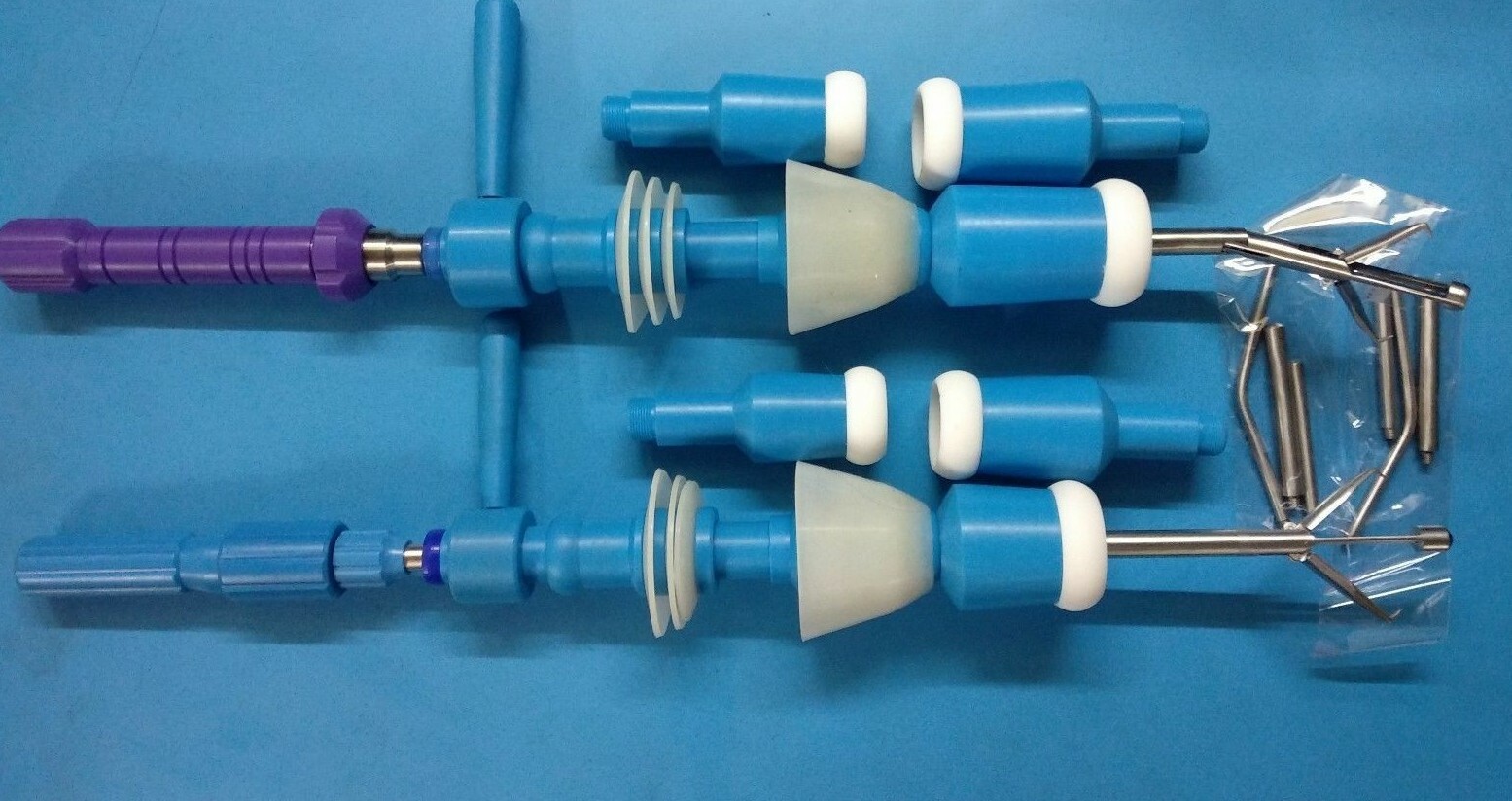 2pc Uterine Manipulator Laparoscopic Gynecology Endoscopy Surgical Instruments