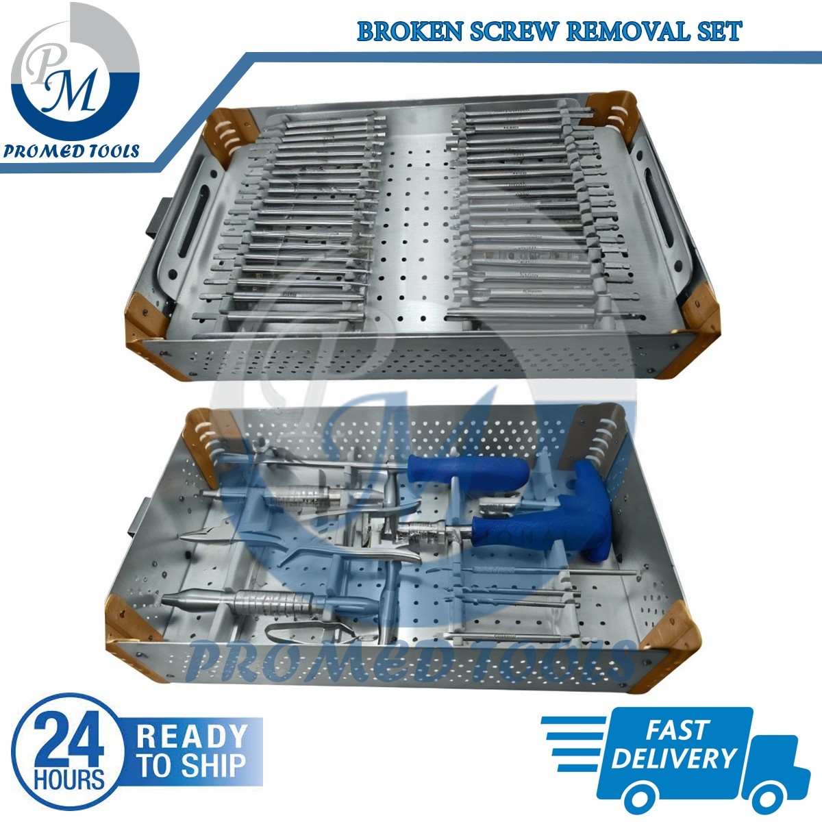 Broken Screw Removal Set Surgical Instruments Screw Extraction Orthopedic