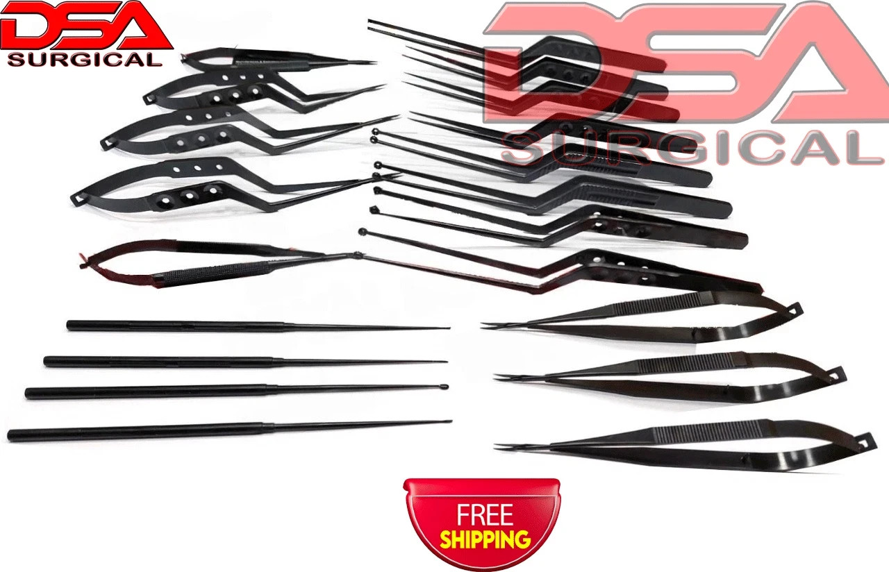 Kamiyama Micro neuro surgery instruments set 20 Pcs surgical instruments