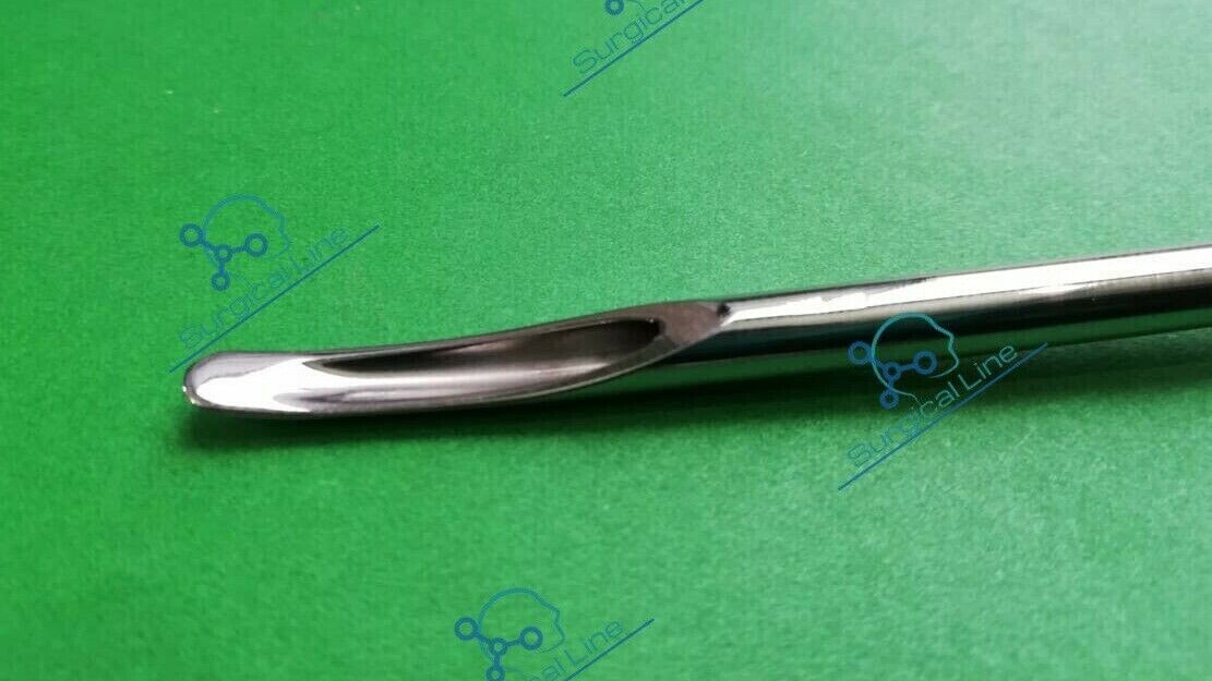 Suction Browlift Elevator Slightly Curved Endoscopic Plastic Surgery Instrument