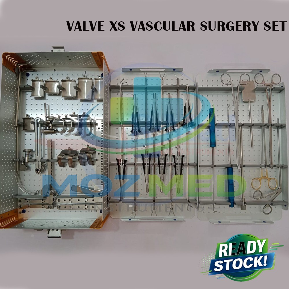 Valve XS Vascular Surgery Set Premium Cardiac Surgical Instruments
