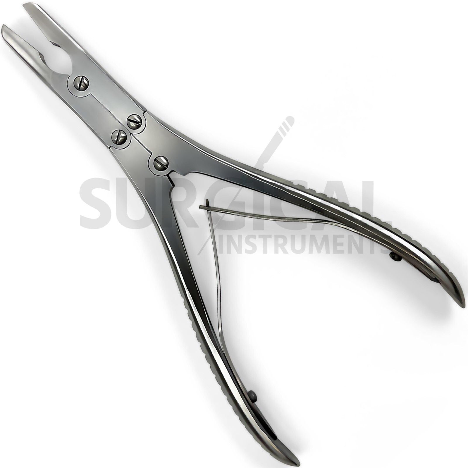 Double Action Bone Rongeur 6″ 15cm STRAIGHT JAW Surgical Orthopedic German Grade
