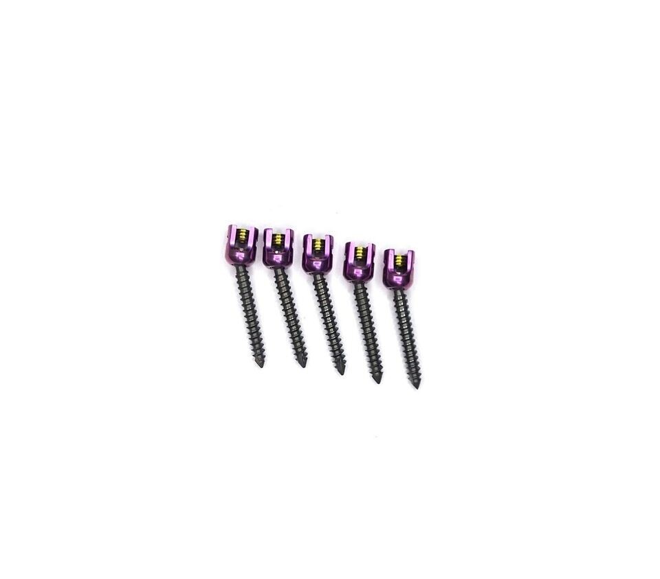 Titanium Veterinary Spine Screws Surgery Polyaxial Spinal Instrument (5PCS)