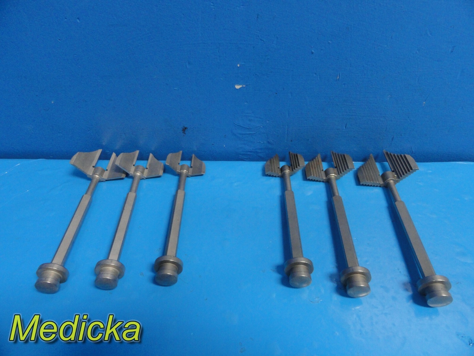 6X Stryker Howmedica Osteonics Assorted Orthopedic Press Fit + Cement ~ 19502