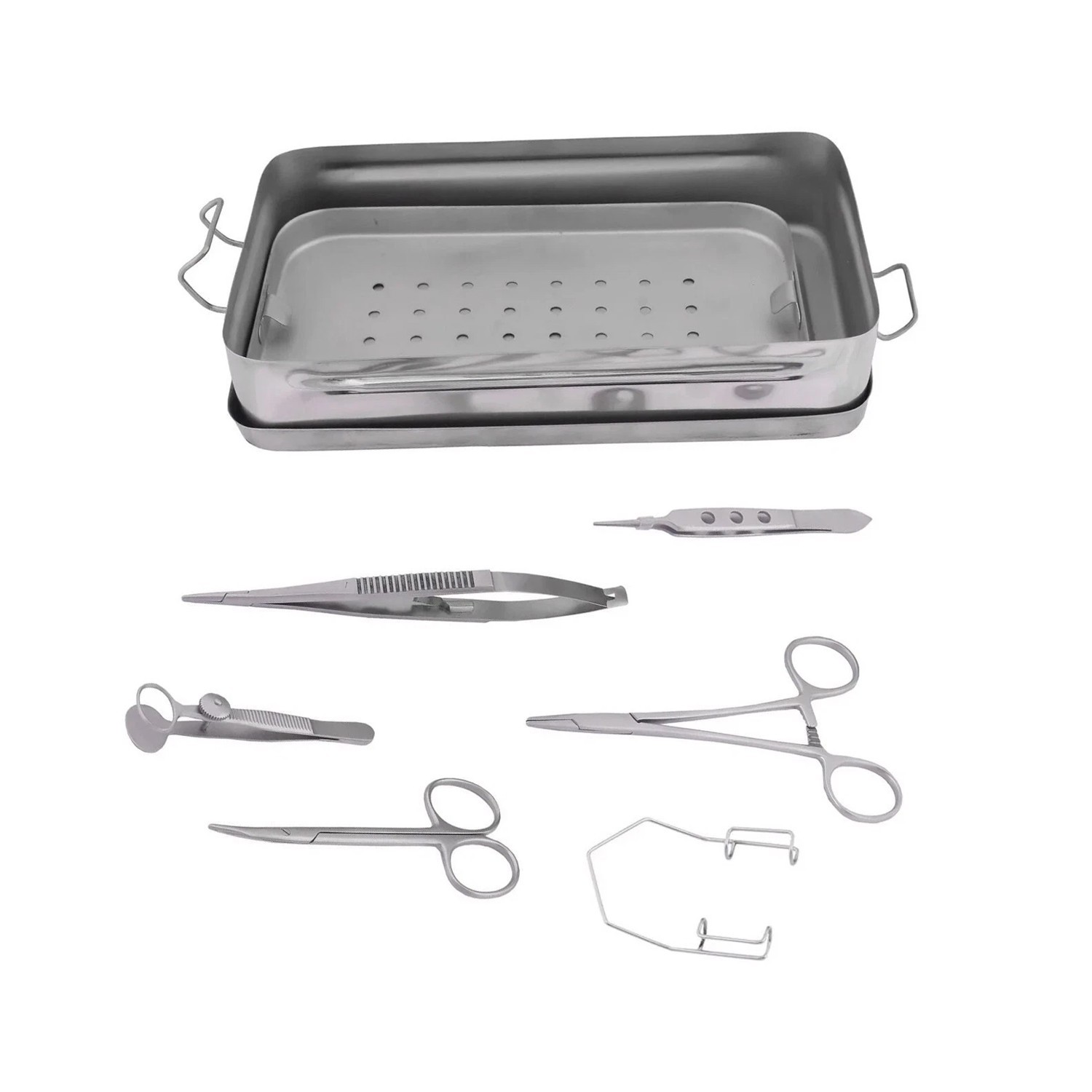 New Set 7 Pcs Basic Micro Surgery Surgical Instruments