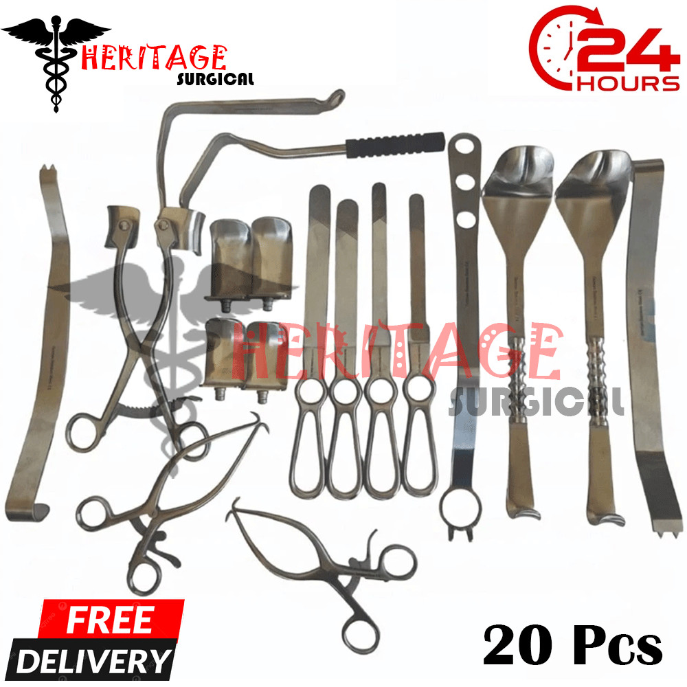Shoulder Surgery Retractor Set of 20 Arthroplasty Orthopedic Surgical Instrument