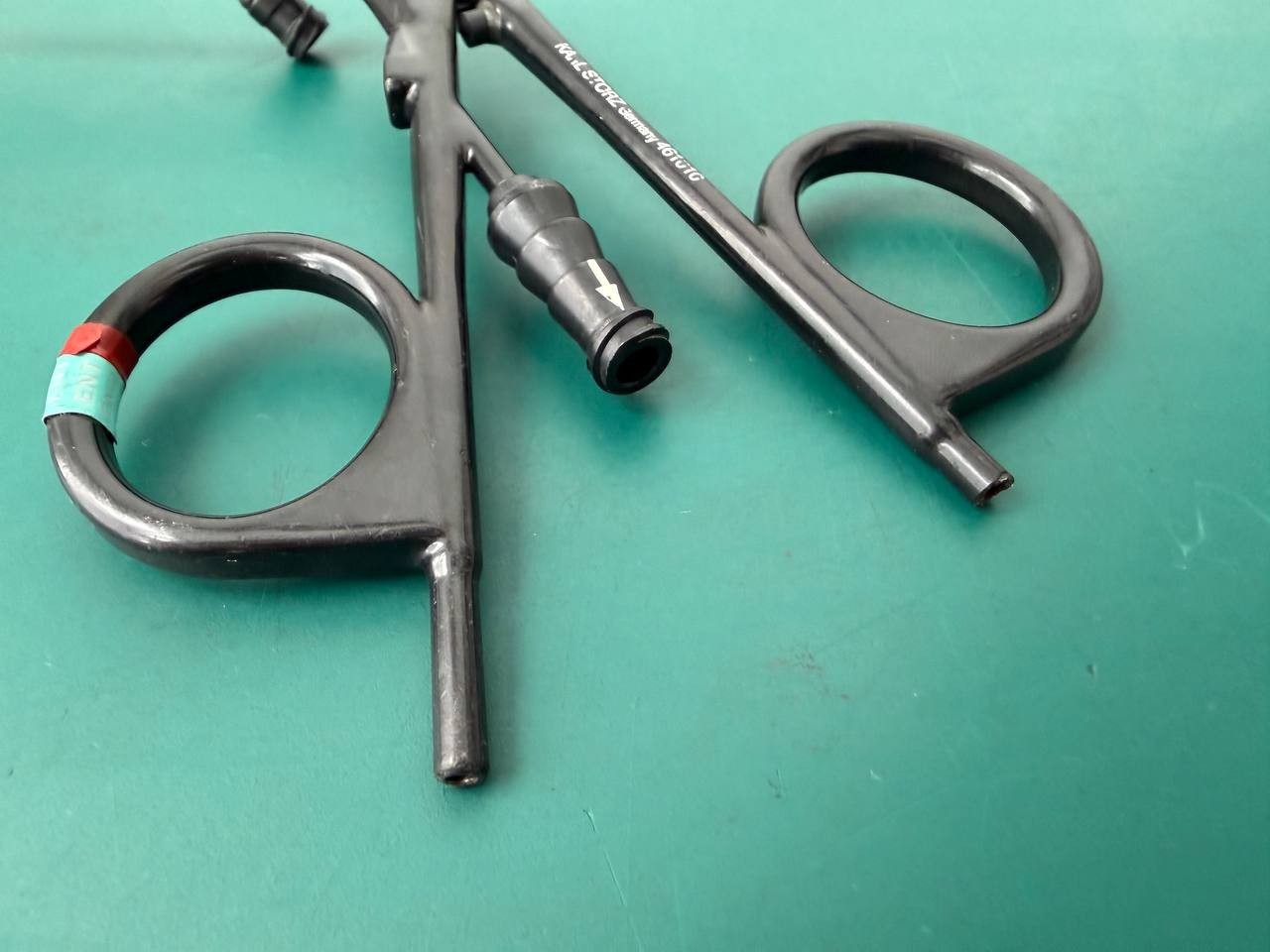 Karl Storz 461010 Bipolar Forceps 15°Upturned Suction Channel 12.5cm