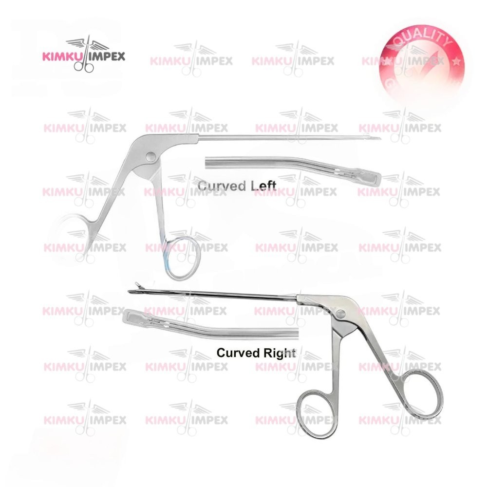 Duckbill Basket Punch upbiter curved left and right, Arthroscopy forceps