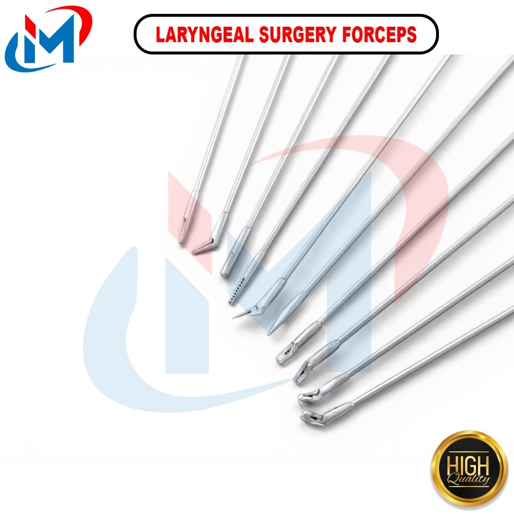 Micro Laryngeal Surgery Forceps Set of 10 PCs ENT Instruments