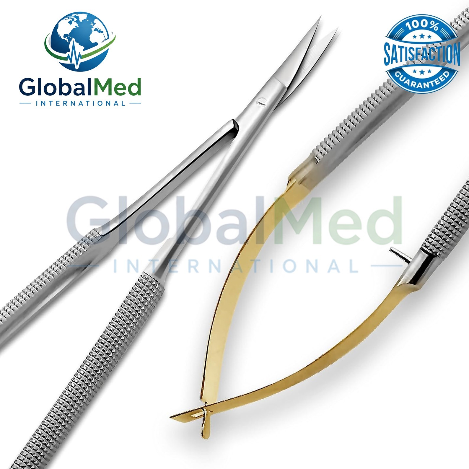 3 PCS GERMAN CASTROVIEJO MICRO SURGERY NEEDLE HOLDER TC Forceps Dental Eye Set