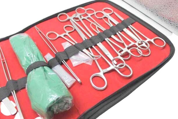 Veterinary Surgical Instrument Large Animal 1 Set 21 Pieces S.S.