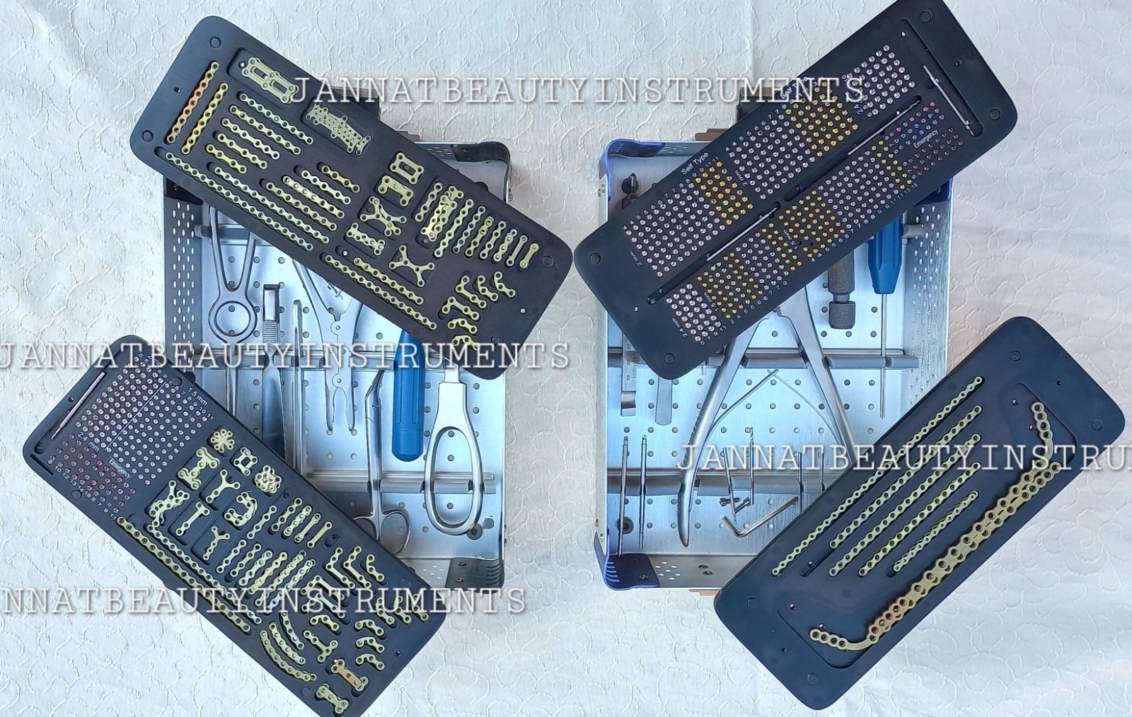 Maxillofacial Titanium Plates & Screws Solution 1.5, 2.0 & 2.5mm Locking System