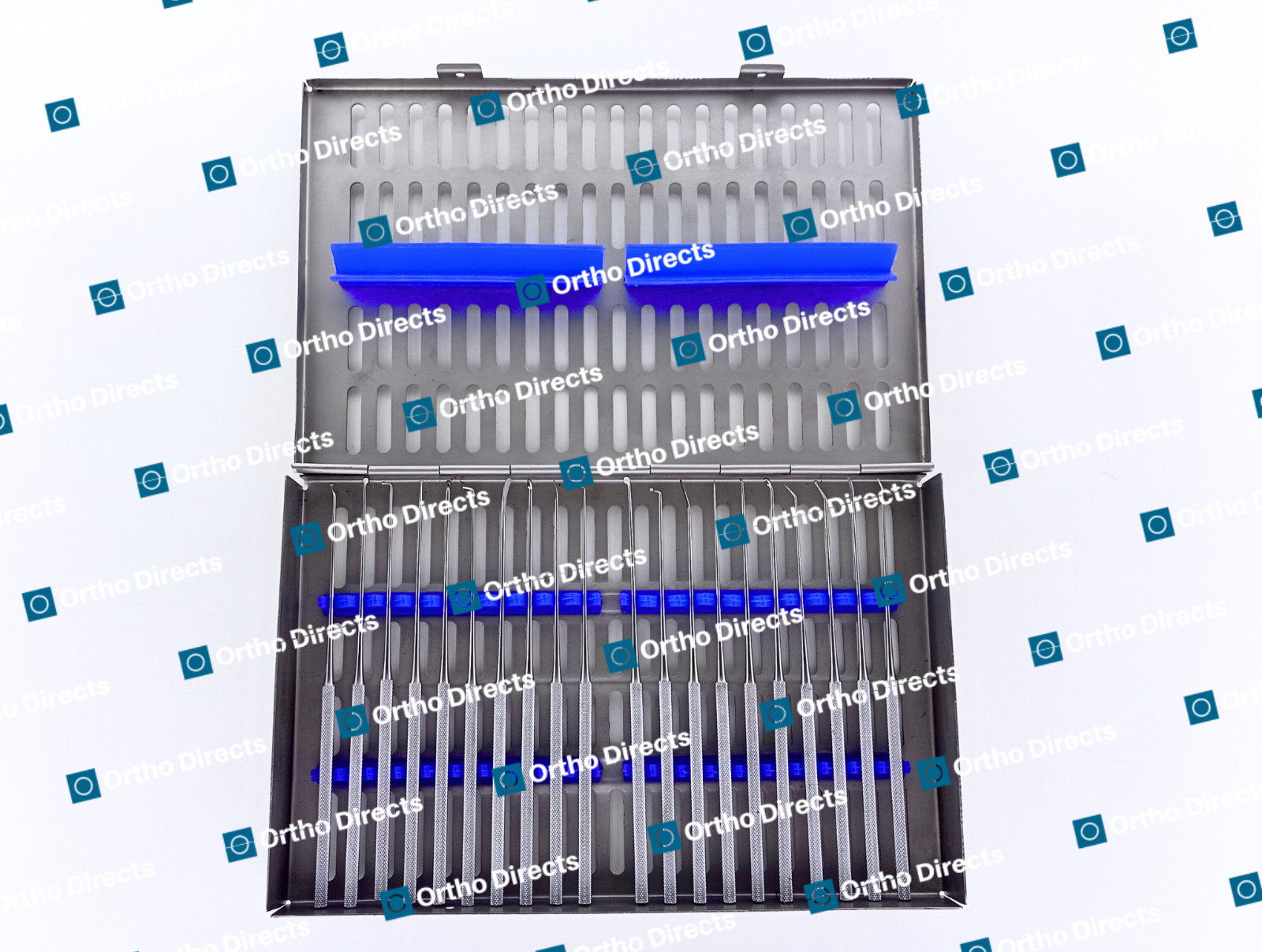 Rhoton Micro Dissector Surgical Instrument Set W/ Free Sterilization Tray 20 Pcs
