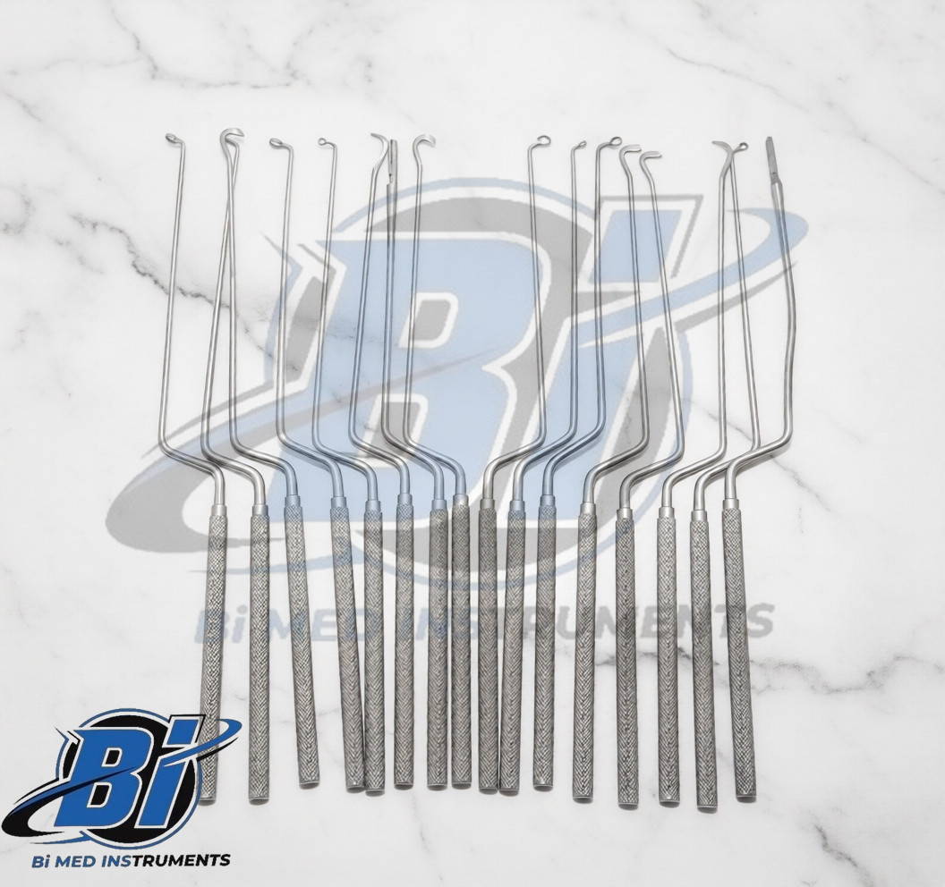 Hardy Pituitary Neuro Curettes Set Of 16 Surgical Instruments Transsphenoidal