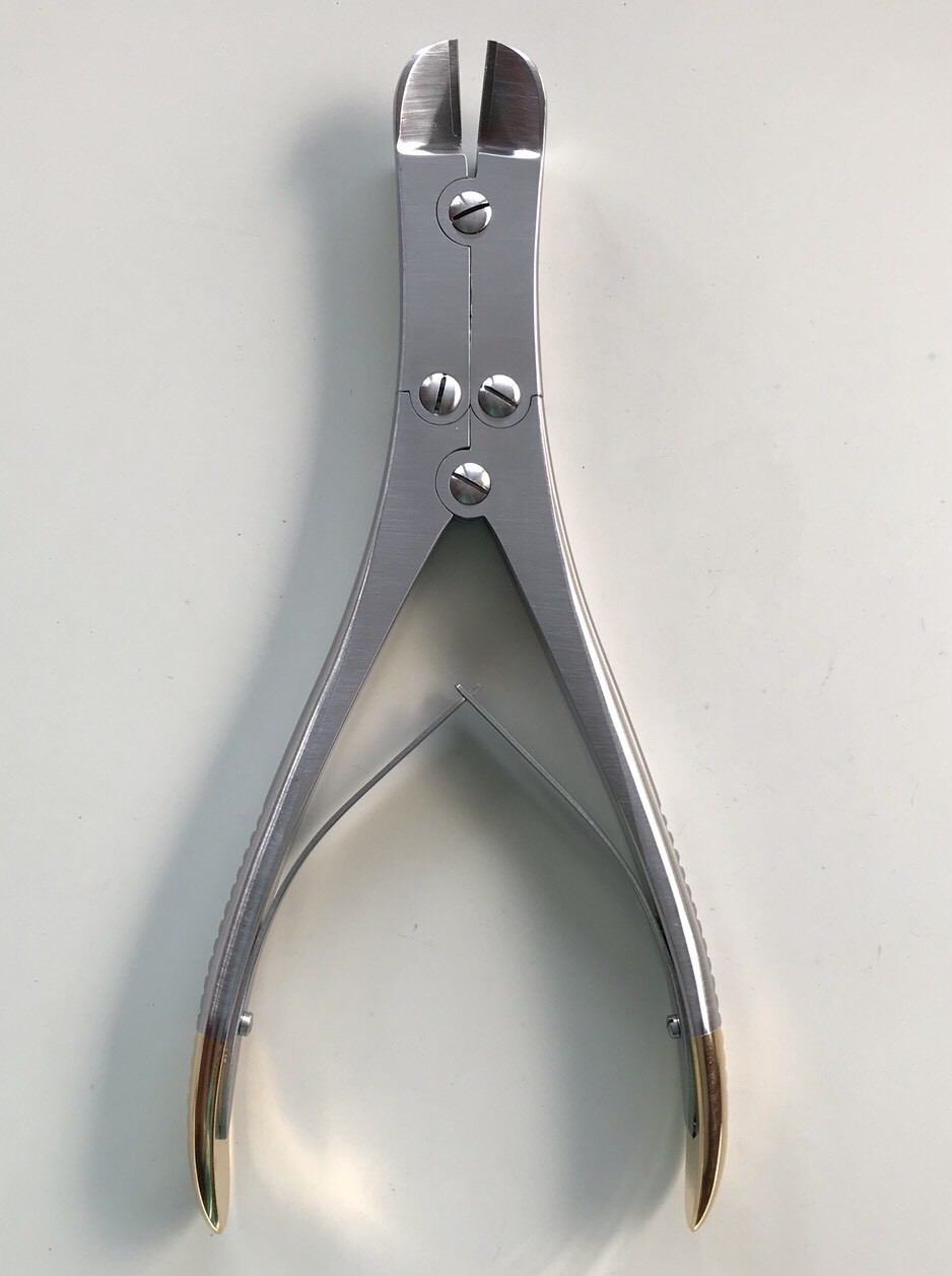 T/C Pin & Wire Cutter Orthopedic Surgical 7” Angled Curved