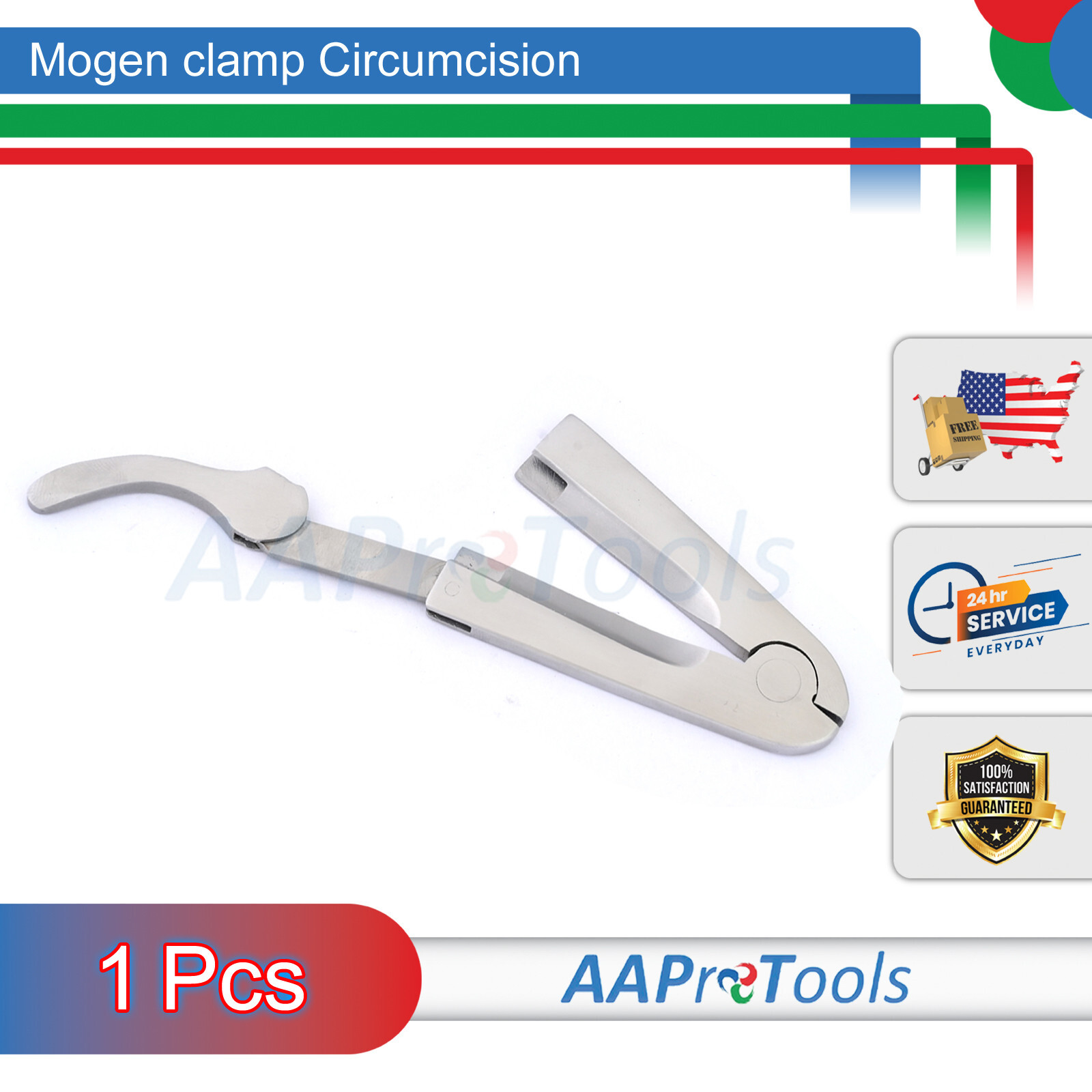 3ps Mogen clamp Circumcision Child Small boy Urology Surgical Surgery Instrument