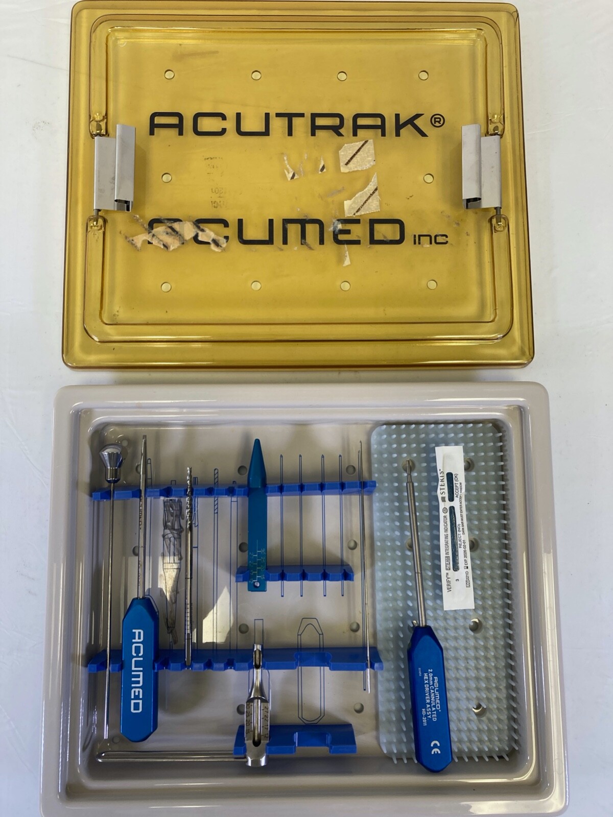 Acumed Acutrak 2.0mm Cannulated Driver Set Acutrak Mini w/ Case Orthopedics