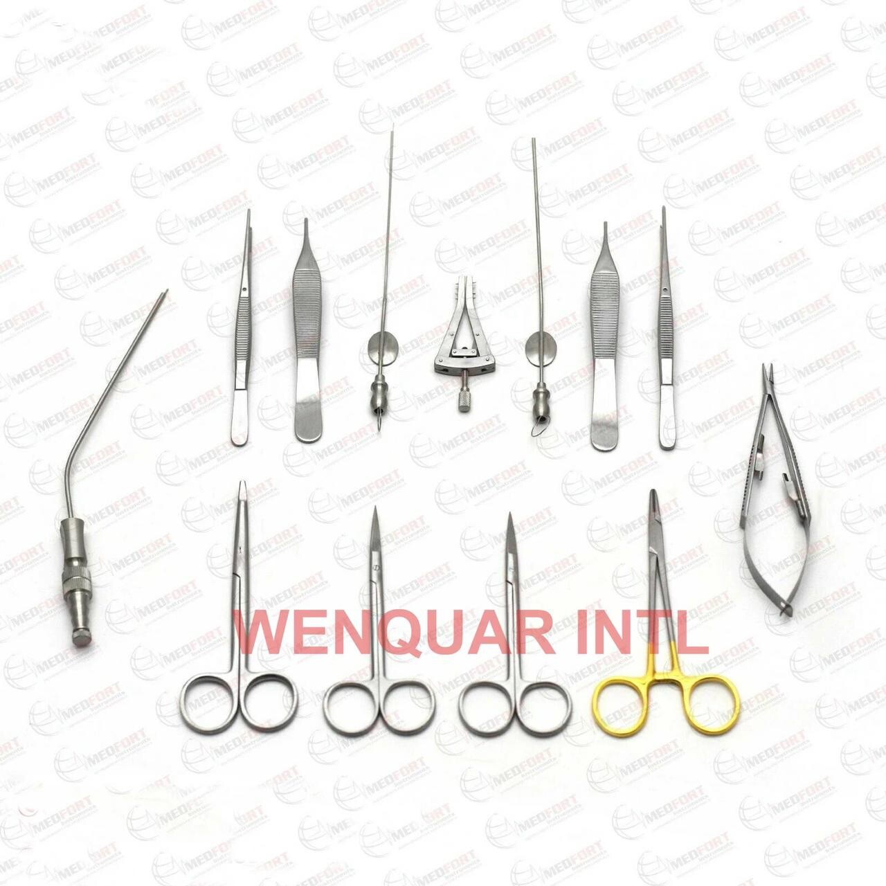 Basic plastic/cosmetic surgery set of 13 pcs plastic surgery