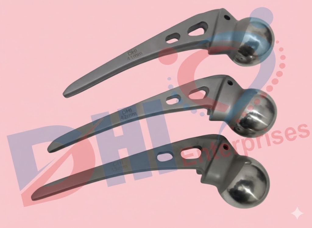 AMP Hip Prosthesis Orthopedic instruments Set 45mm,47mm & 49mm 3 Picecs lot