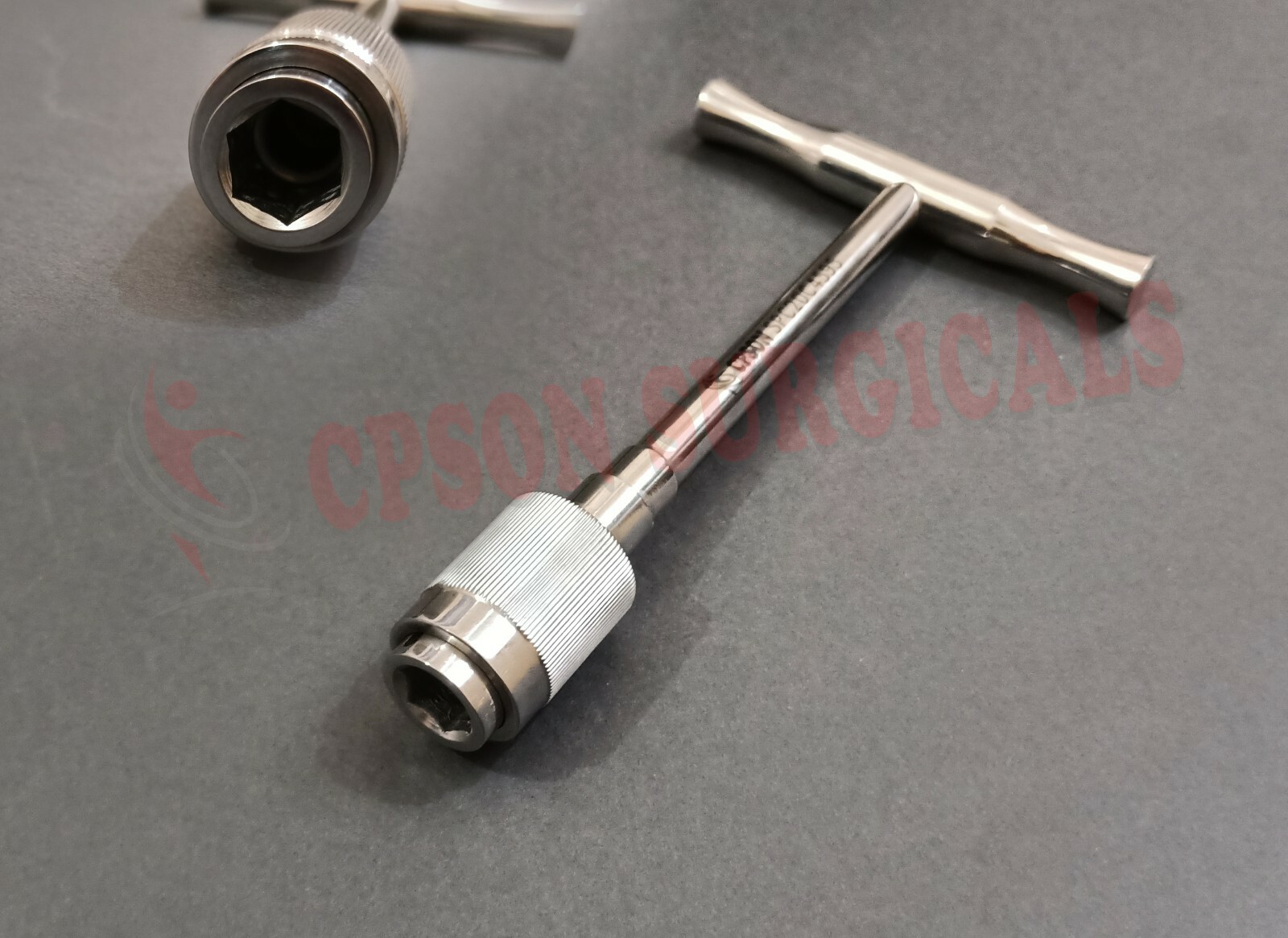 Cannulated T Handle Adapter Coupler For Flexible Reamer Q.C Surgical Instrument