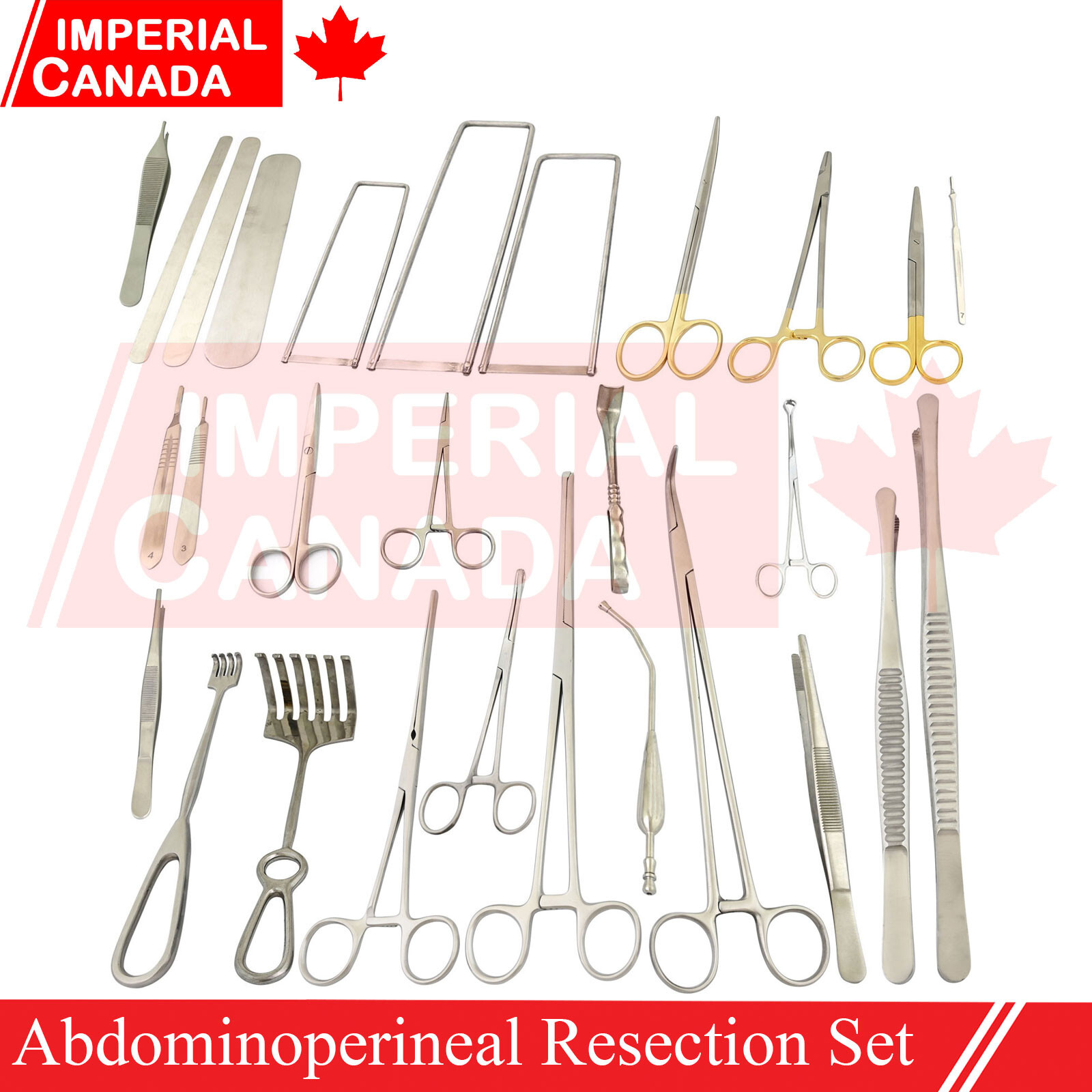 Abdominoperineal Resection Set Stainless Steel German Grade Surgical Ins DS-1887