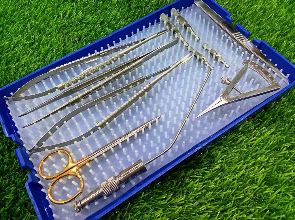 Basic Maxillofacial Micro Cardio Hand Plastic Surgery Tools Set Asserted Sizes