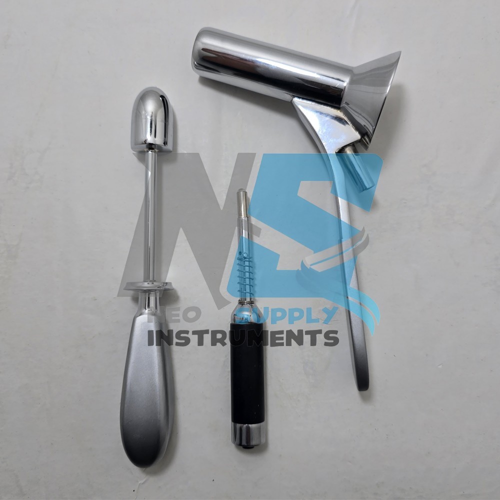 KELLY Hemorrhoid Proctoscope with Light Source Anoscope Rectal Proctoscope