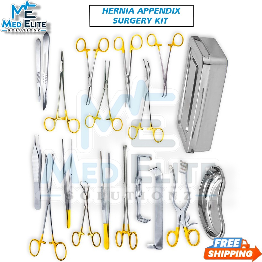 Hernia Appendix Set of 38 Major Ventral Appendectomy Surgery Set