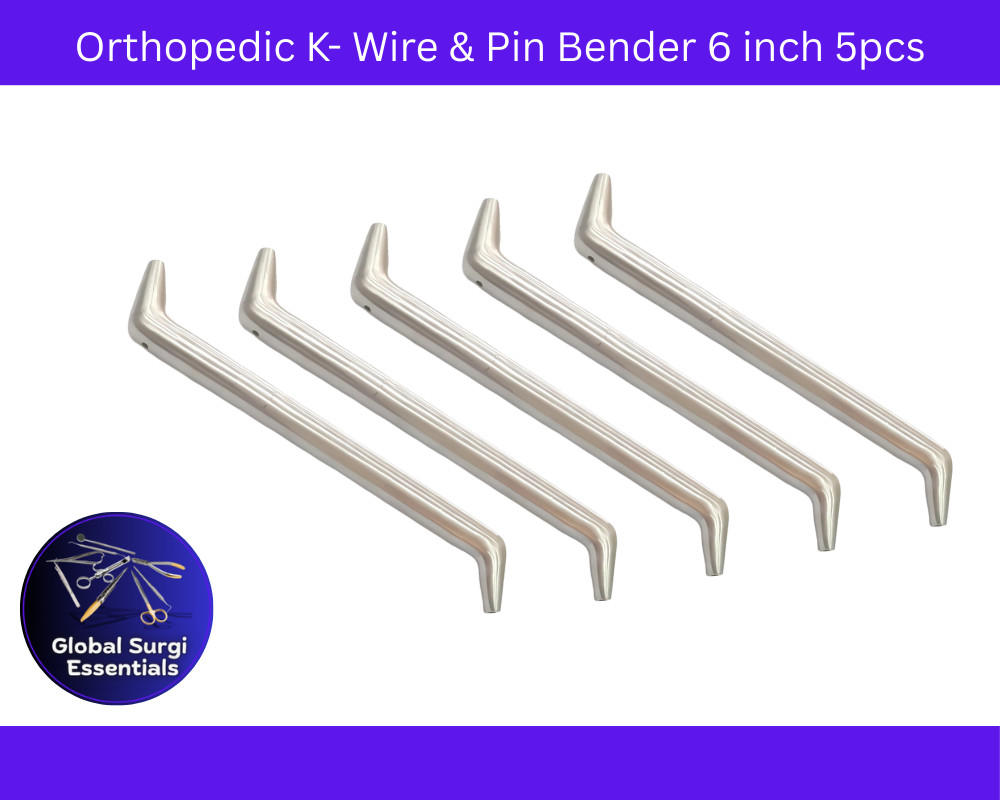 Orthopedic K Wire & Pin Bender Surgical Veterinary 6 inch SS 1/2/5/10 Pcs