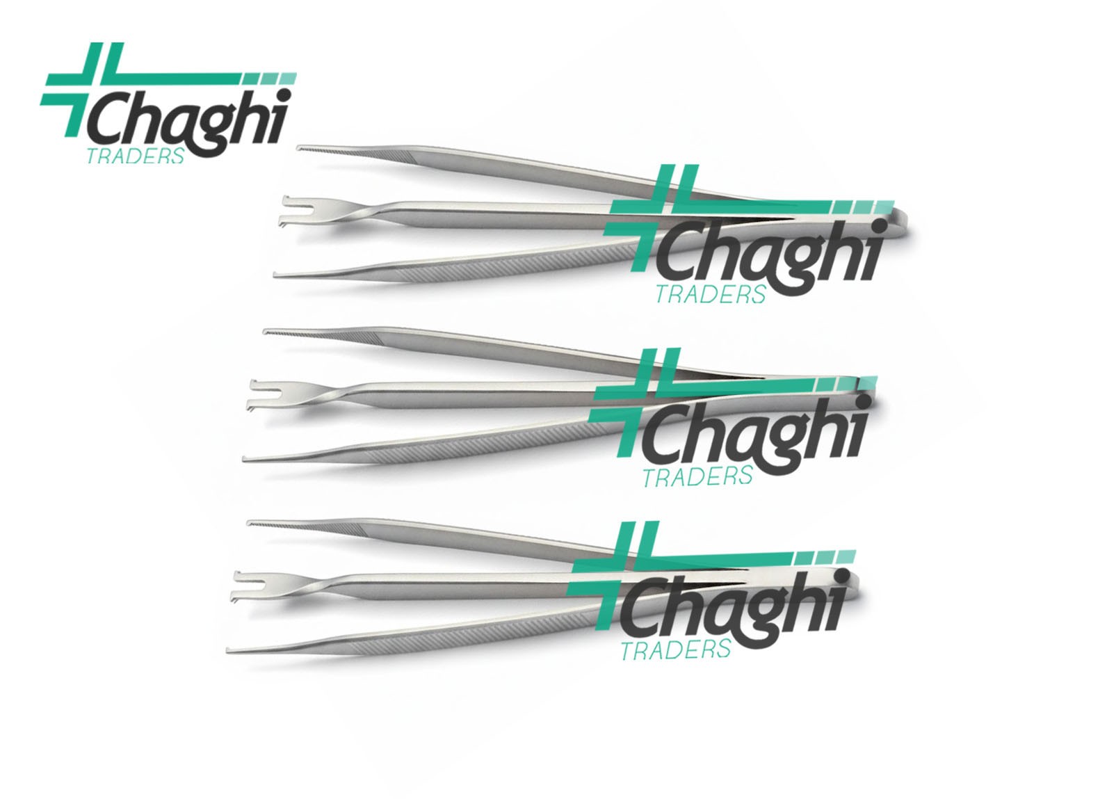 Adson Insorb Forceps 12.5cm stainless steel Double Point Plastic Surgical 3 PCs