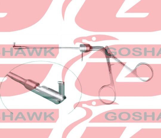 Pediatric Backbiting Antrum Punch Forceps Rotatable 360° ENT Instruments A+
