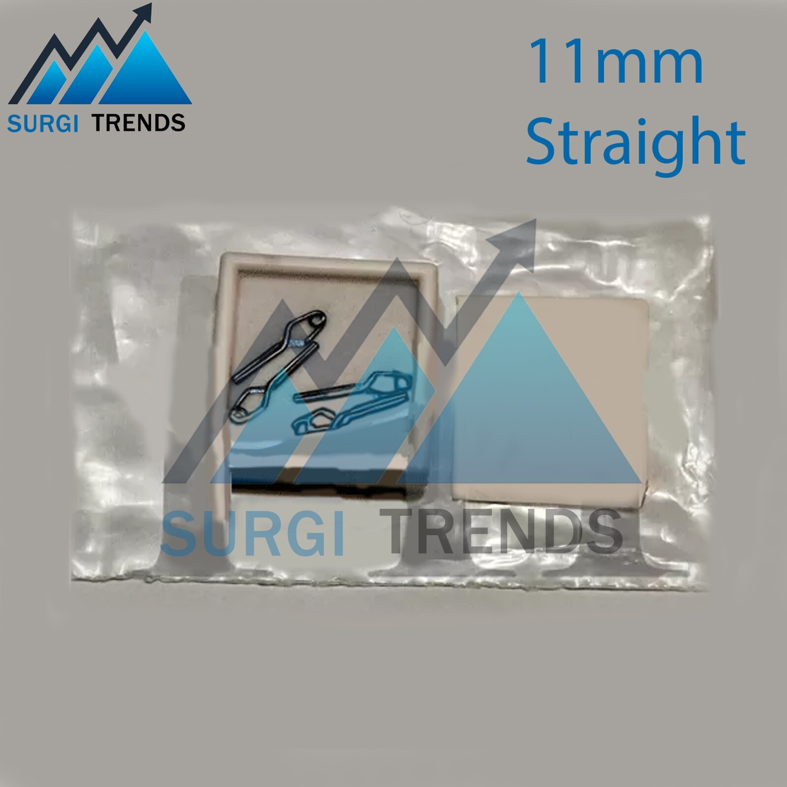 Aneurysm clips Neurosurgery 11mm Straight 4-pcs Set In titanium Premium Quality